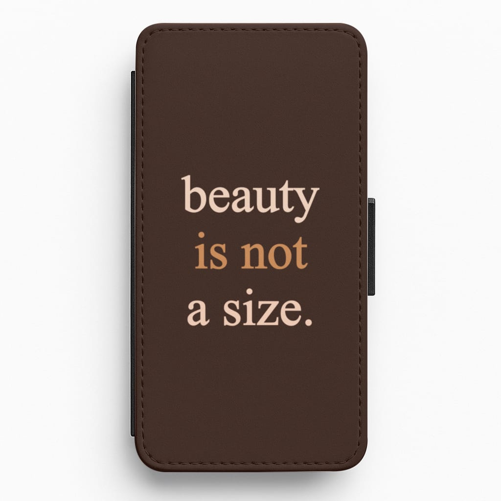 Beauty Is Not A Size - Nudes Flip / Wallet Phone Case