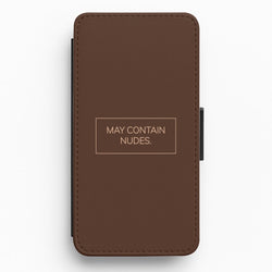 May Contain Nudes Flip / Wallet Phone Case