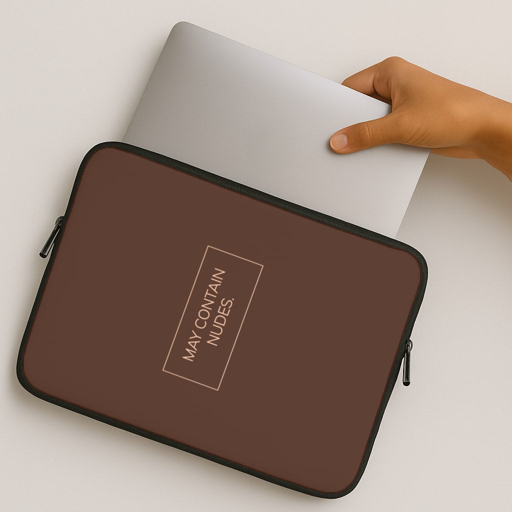 May Contain Nudes MacBook Case