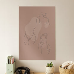 Silouhette nude Poster