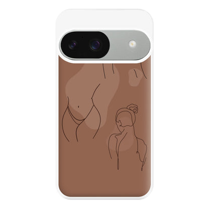 Silouhette nude Phone Case for Google Pixel 9 / 9 Pro