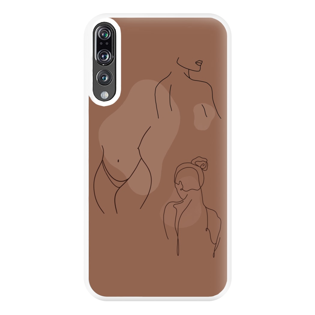 Silouhette nude Phone Case for Huawei P20 Pro