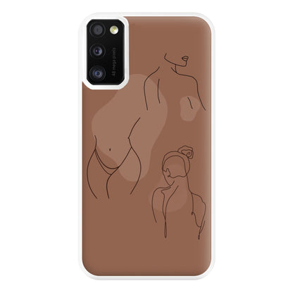 Silouhette nude Phone Case for Galaxy A41