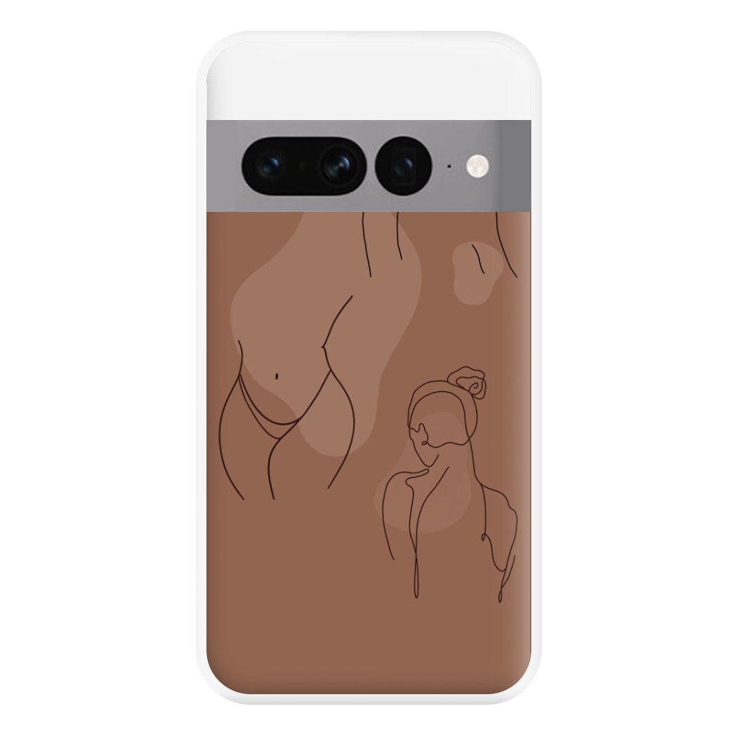 Silouhette nude Phone Case for Google Pixel 7 Pro