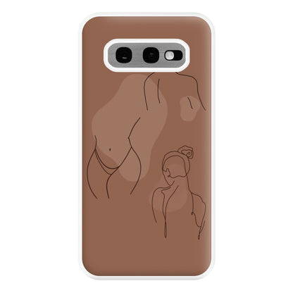 Silouhette nude Phone Case for Galaxy S10e