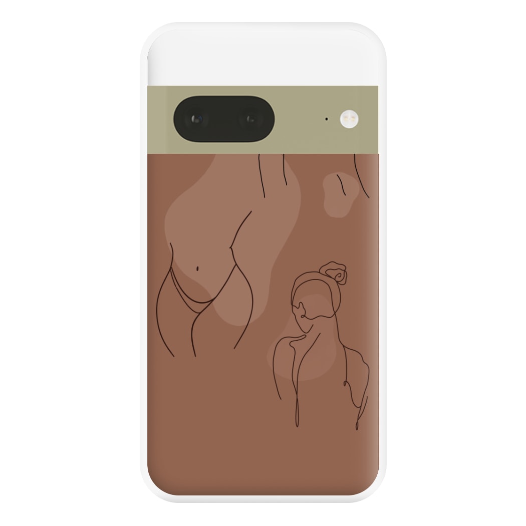 Silouhette nude Phone Case for Google Pixel 7a