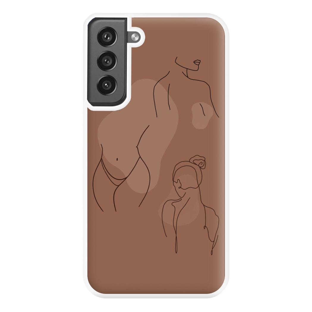 Silouhette nude Phone Case for Galaxy S21FE