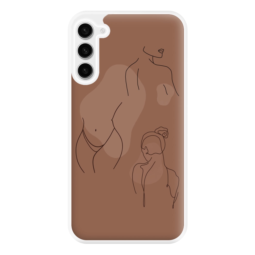 Silouhette nude Phone Case for Galaxy S23FE