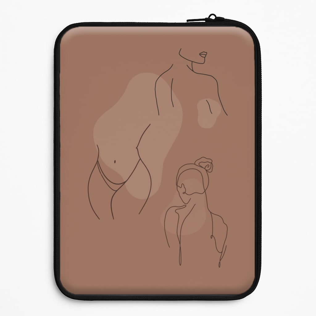 Silouhette nude Laptop Sleeve