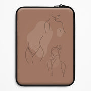Silouhette nude Laptop Sleeve 1