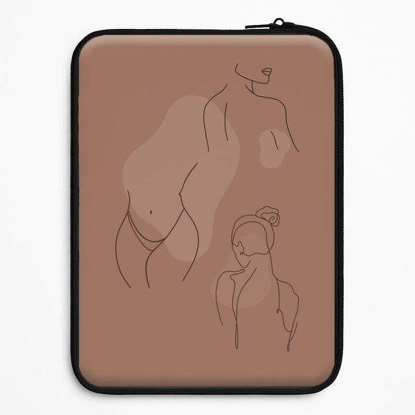 Silouhette nude Universal Laptop Sleeve