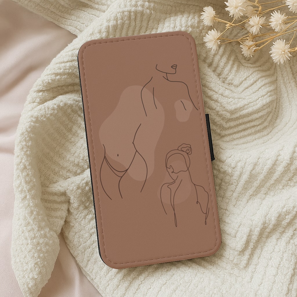 Silouhette nude Wallet Phone Case