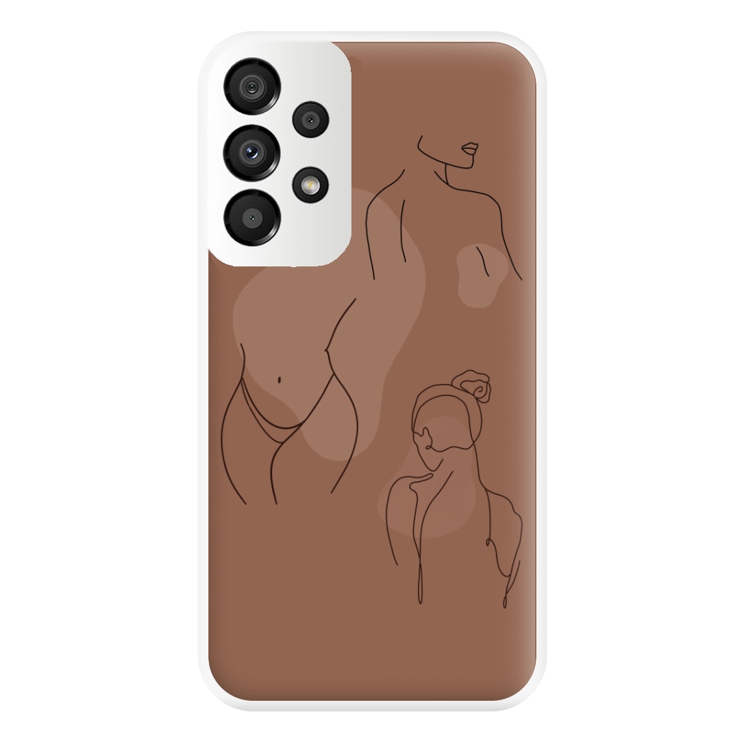 Silouhette nude Phone Case for Galaxy A33