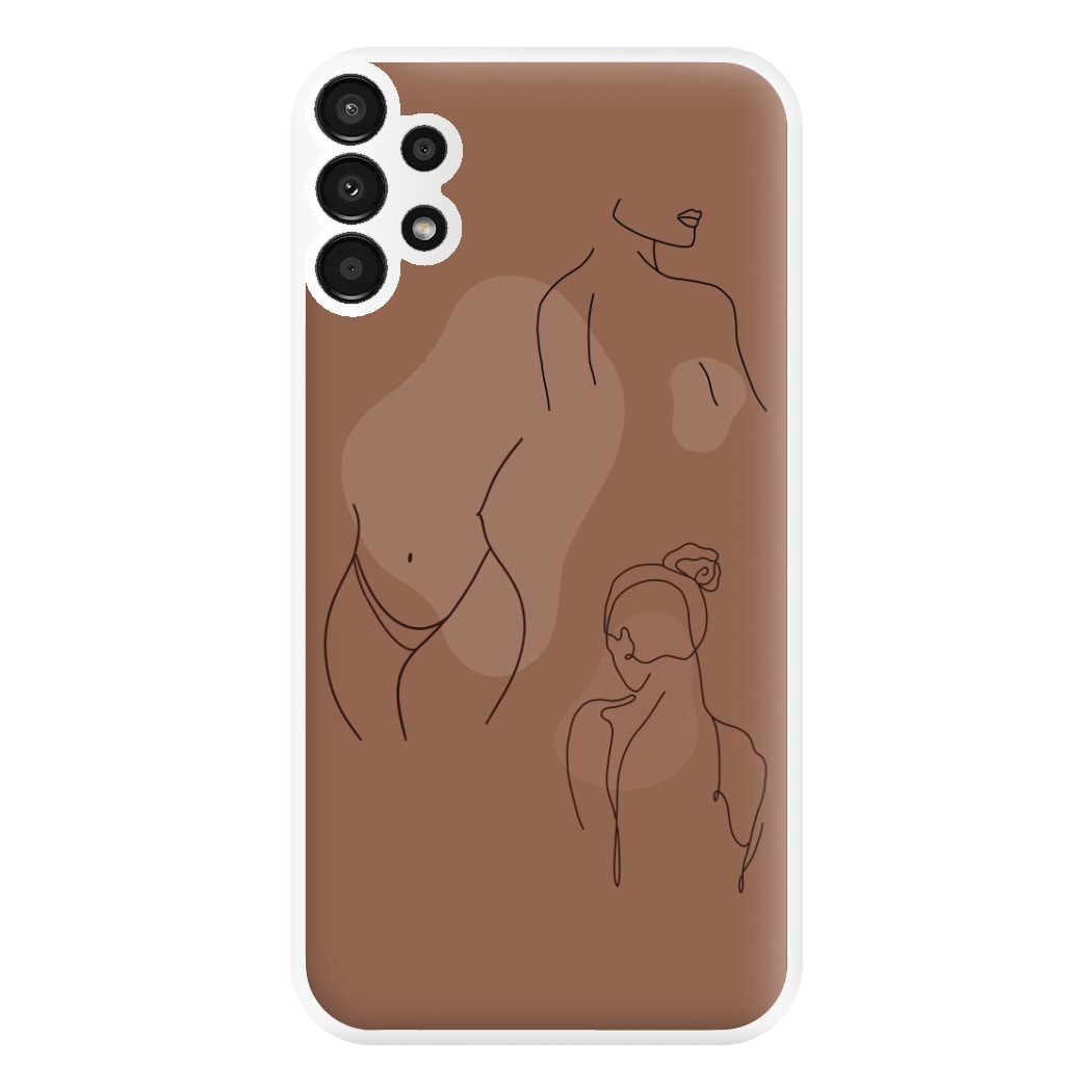 Silouhette nude Phone Case for Galaxy A13