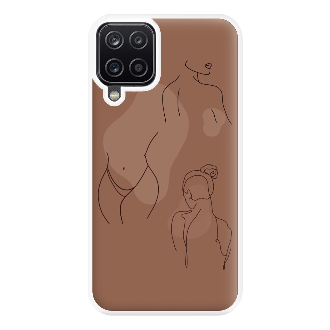 Silouhette nude Phone Case for Galaxy A12