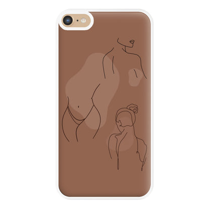 Silouhette nude Phone Case for iPhone 6 Plus / 7 Plus / 8 Plus