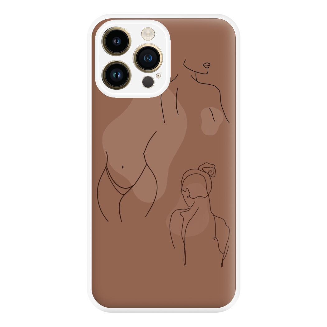 Silouhette nude Phone Case for iPhone 14 Pro Max