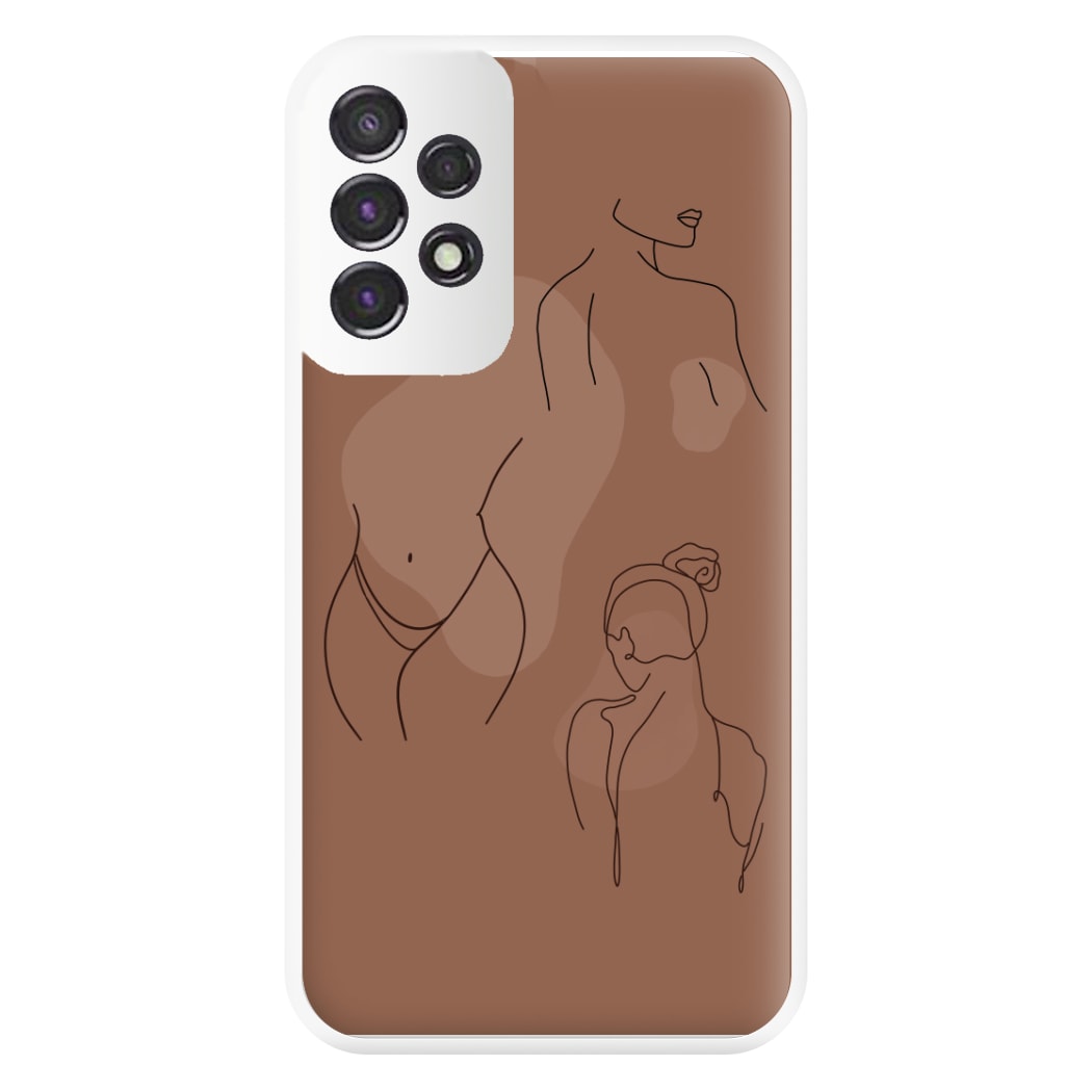 Silouhette nude Phone Case for Galaxy A53