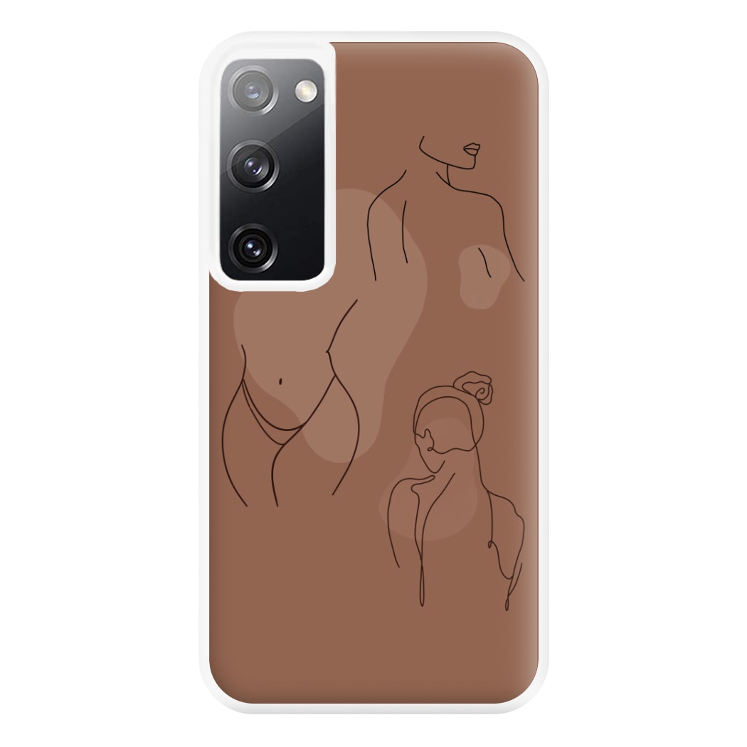 Silouhette nude Phone Case for Galaxy S20