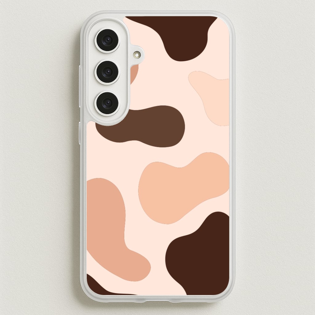 Cowprint Nude Phone Case for Galaxy S25FE