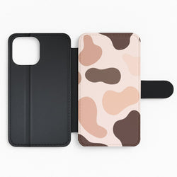 Cowprint Nude Flip Phone Case