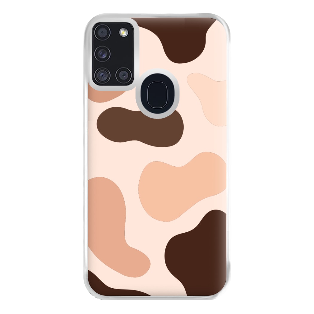 Cowprint Nude Phone Case for Galaxy A21s