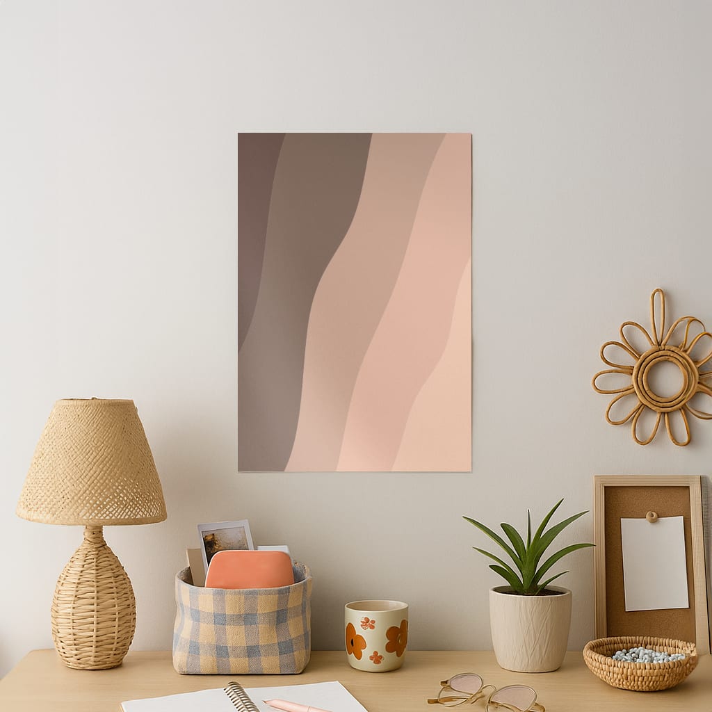 multi abstract nude  Art Print