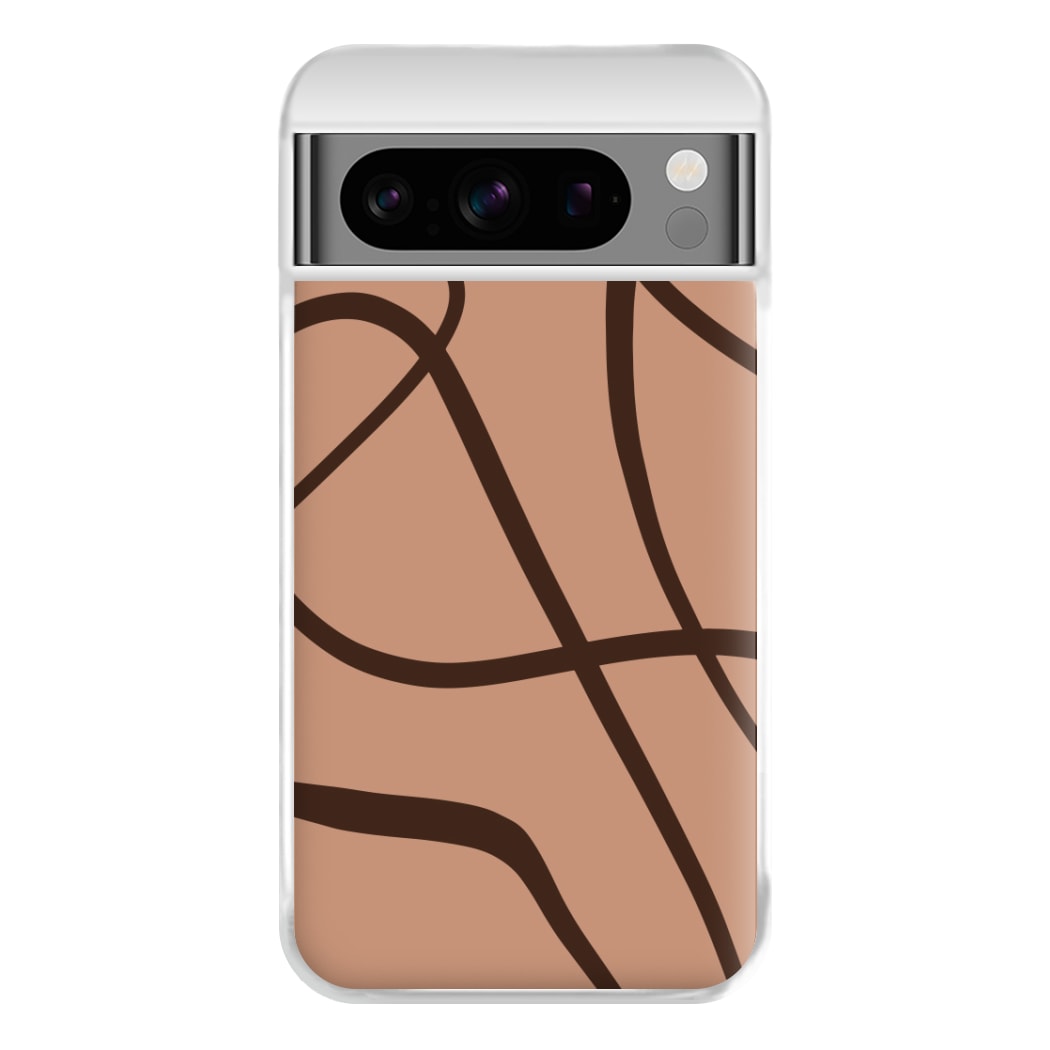 Lined Abstract Nude Phone Case for Google Pixel 8 Pro