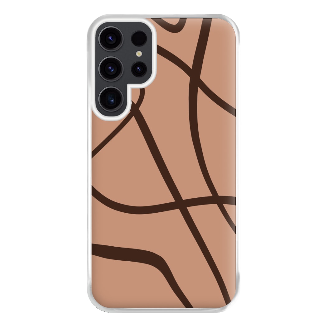 Lined Abstract Nude Phone Case for Galaxy S23 Ultra