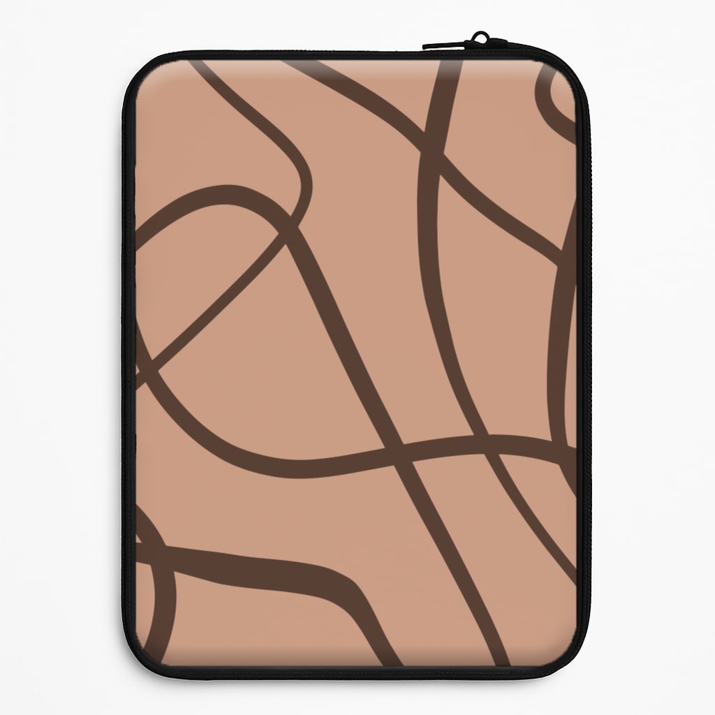 Lined Abstract Nude Universal Laptop Sleeve