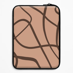 Lined Abstract Nude Universal Laptop Sleeve