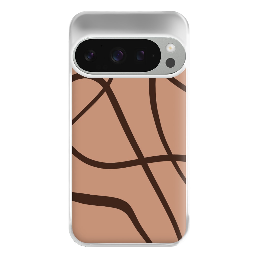 Lined Abstract Nude Phone Case for Google Pixel 9 Pro XL