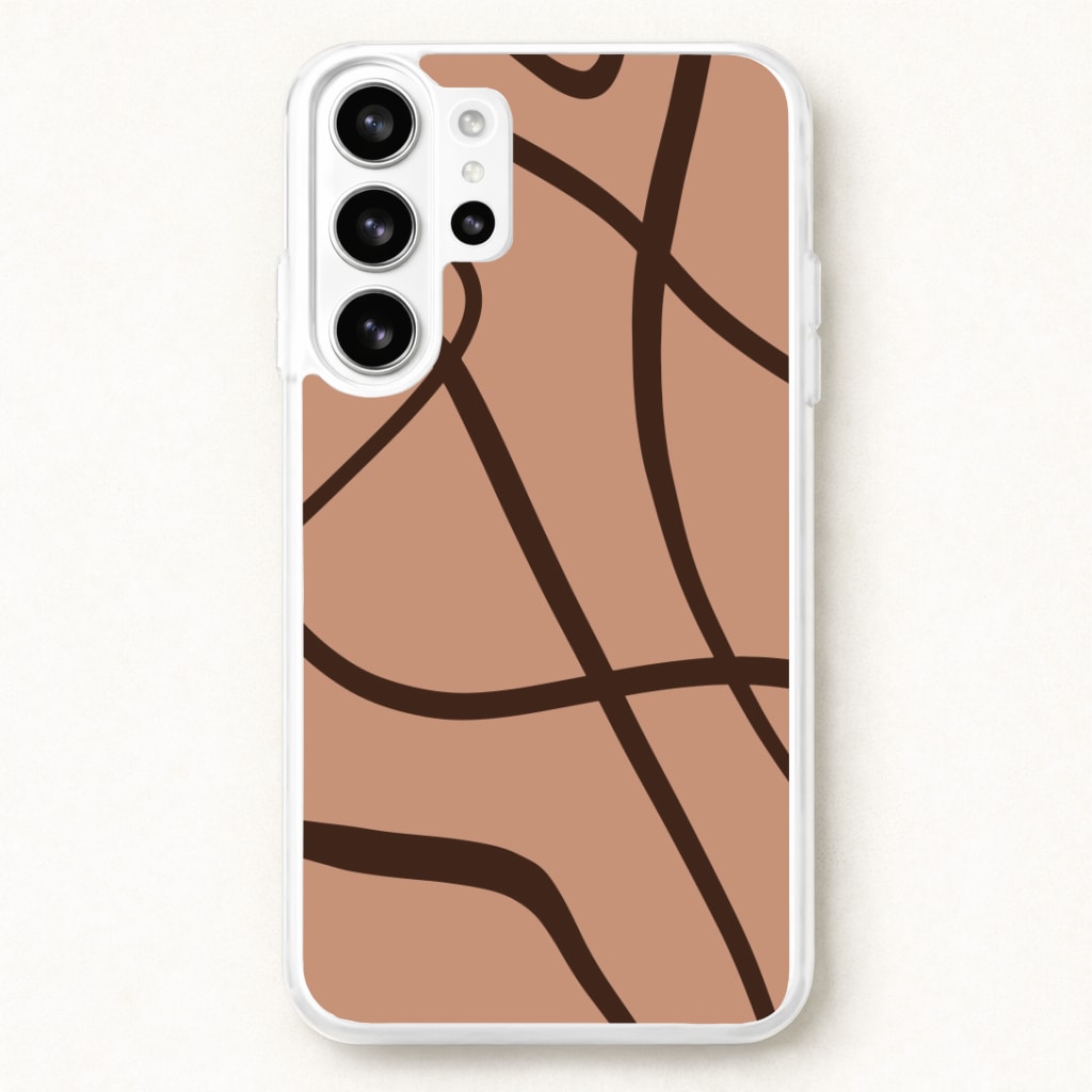 Lined Abstract Nude Phone Case for Galaxy S26 Ultra