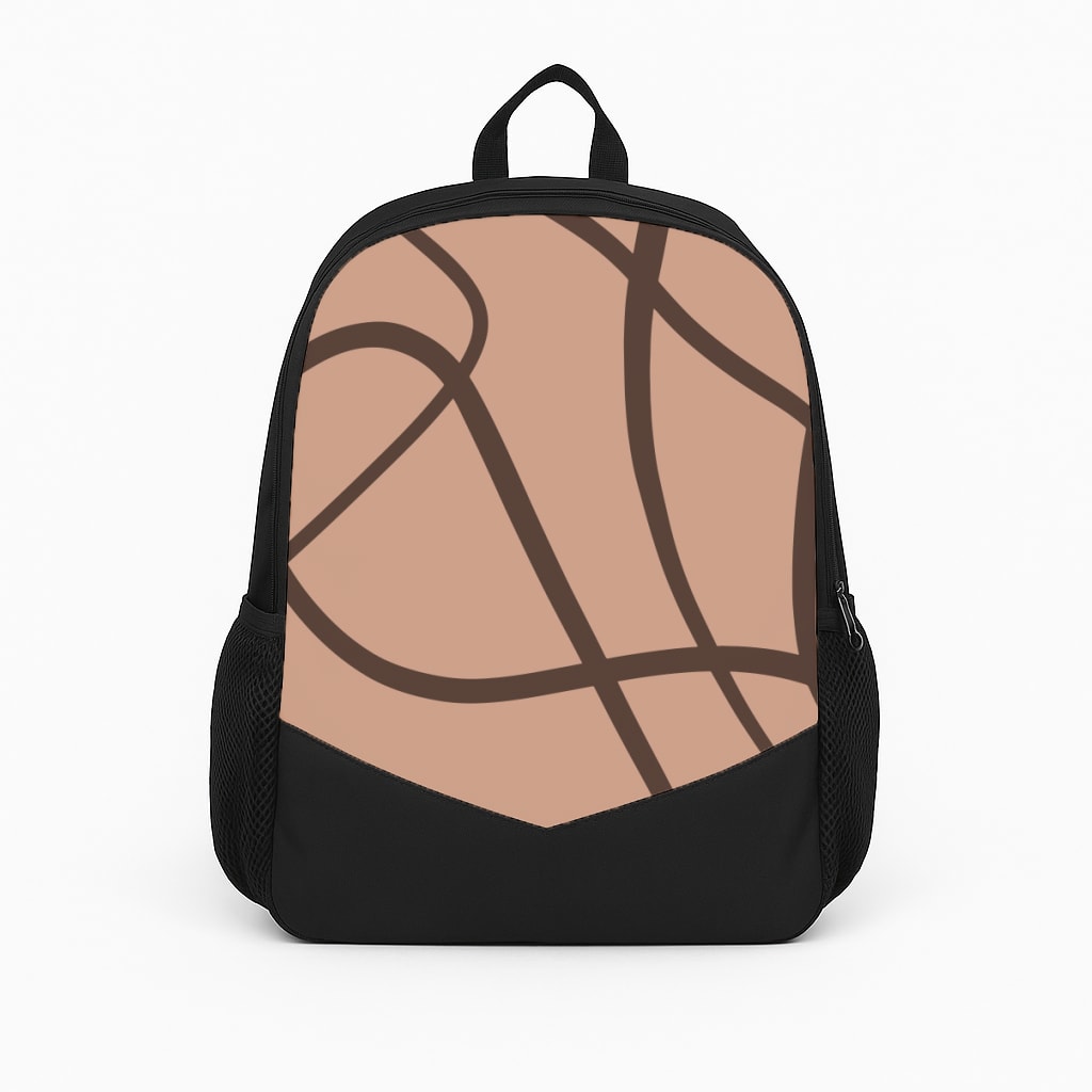 Lined Abstract Nude Backpack