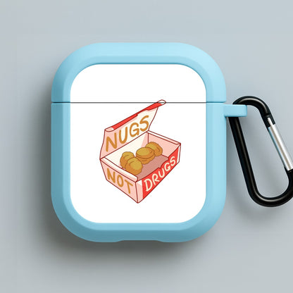 Nugs not Drugs Tumblr Style Blue AirPods Case