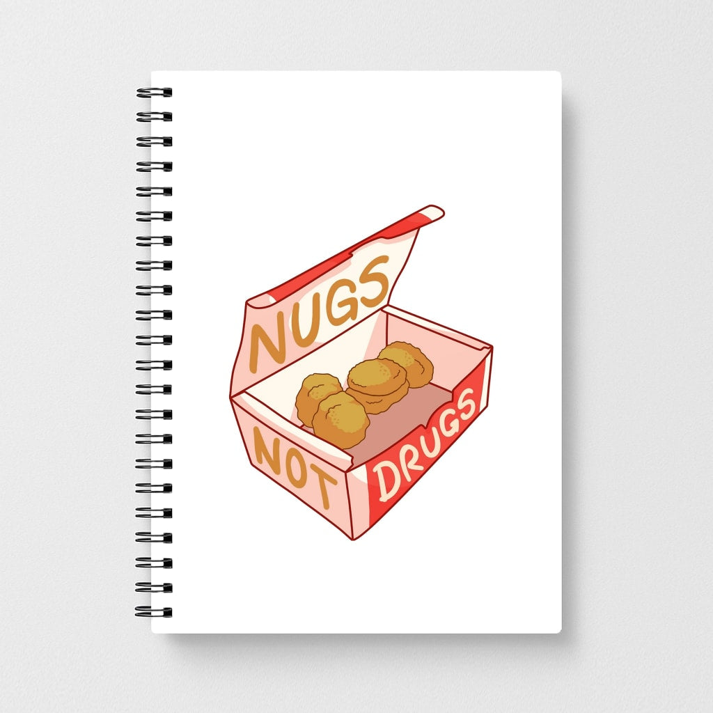 Nugs not Drugs Tumblr Style Notebook - Fun Cases