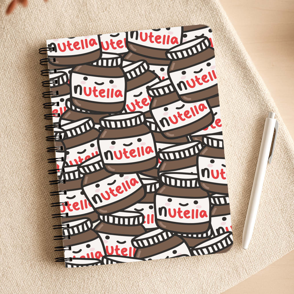 Cute Nutella Pattern Notepad