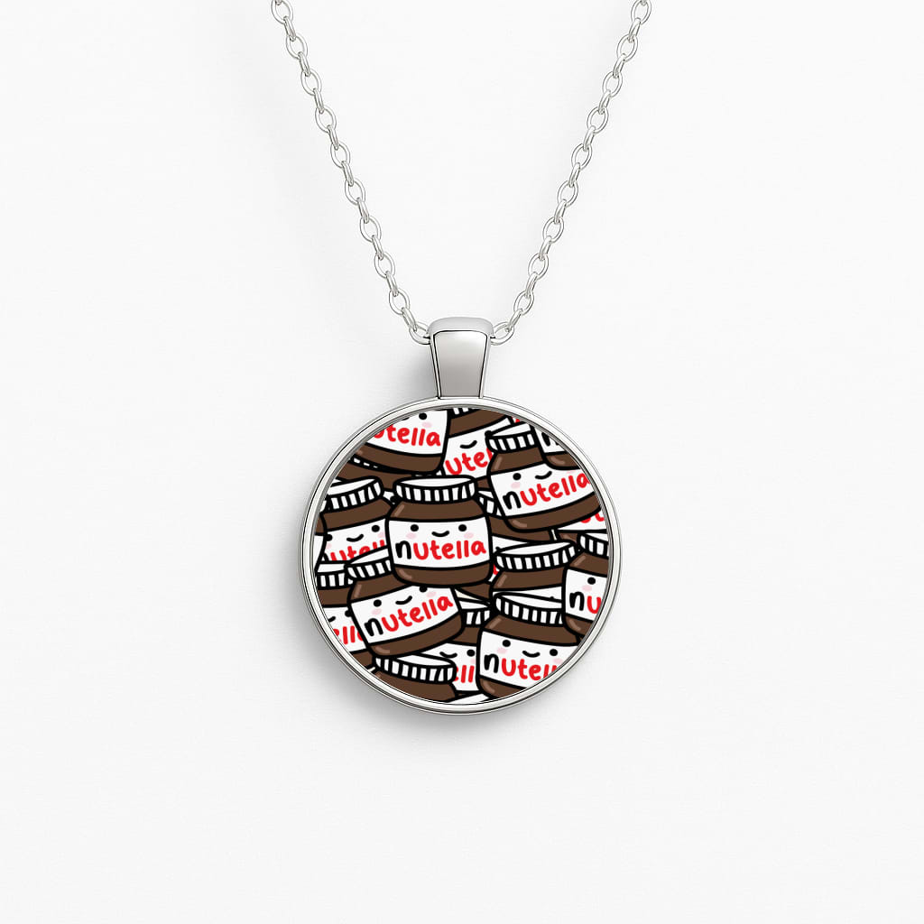 Cute Nutella Pattern Necklace