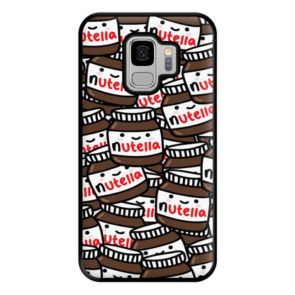 Cute Nutella Pattern Phone Case for Galaxy S9 Plus