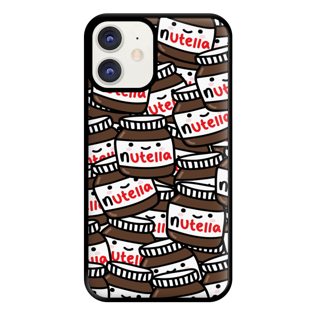 Cute Nutella Pattern Phone Case for iPhone 11