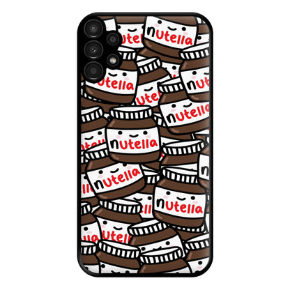 Cute Nutella Pattern Phone Case for Galaxy A13