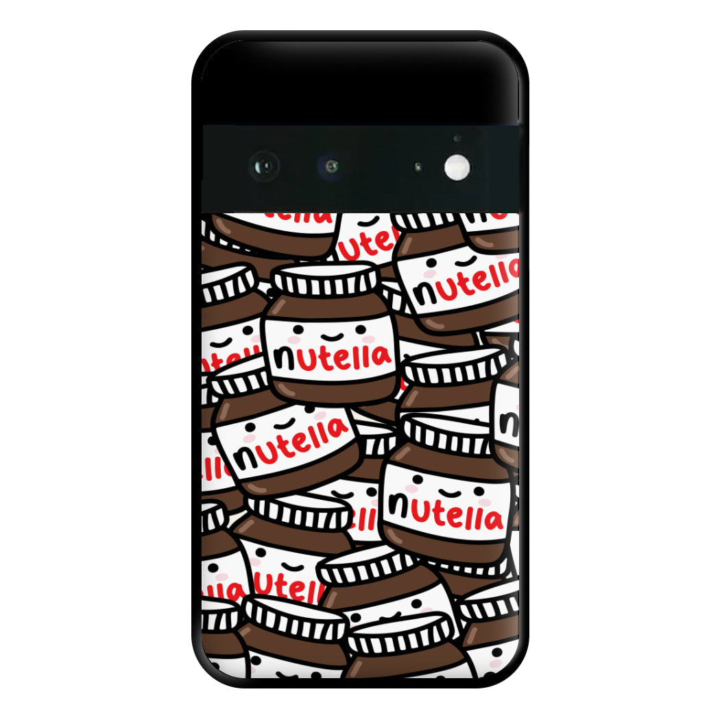 Cute Nutella Pattern Phone Case for Google Pixel 6a