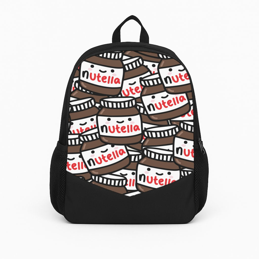Cute Nutella Pattern Backpack
