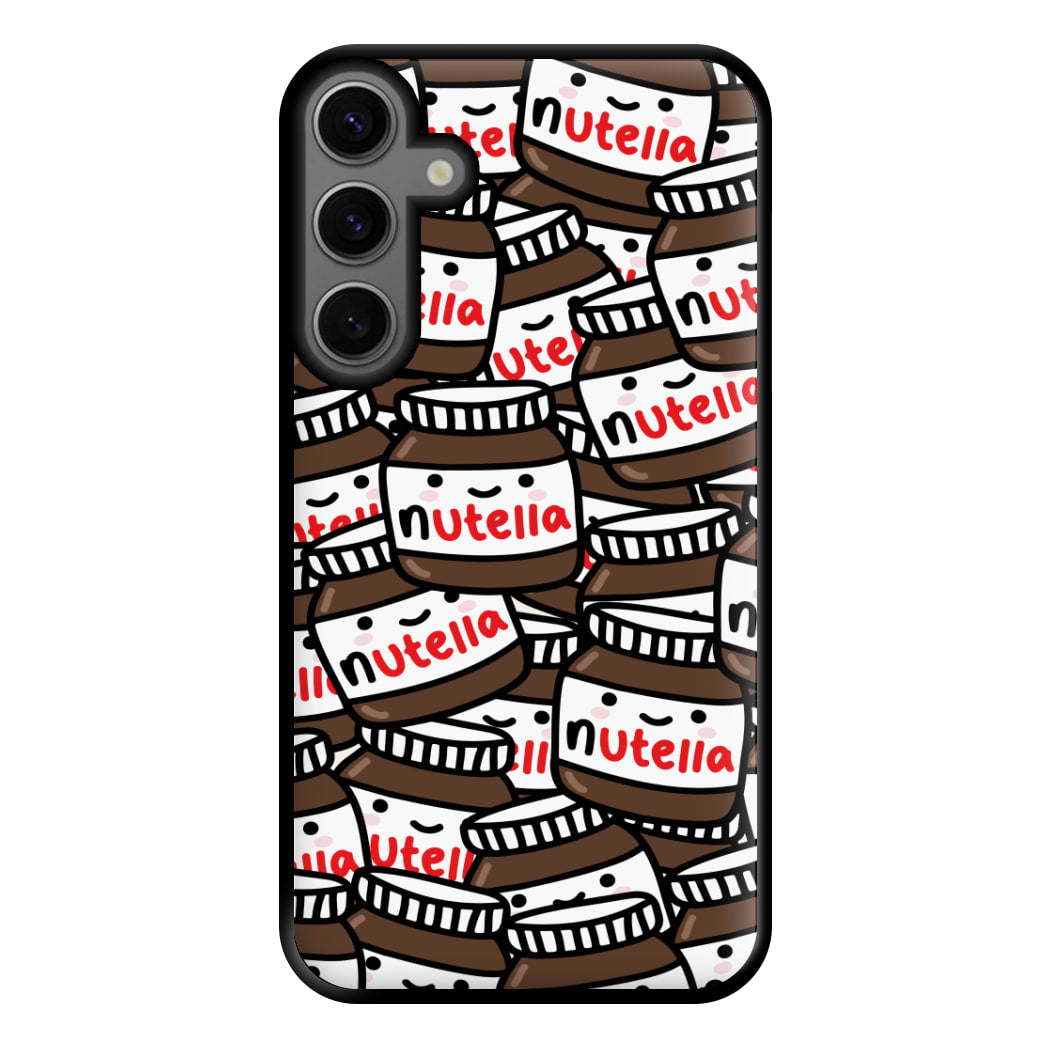 Cute Nutella Pattern Phone Case for Galaxy S23FE