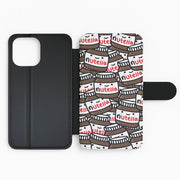 Cute Nutella Pattern Flip / Wallet Phone Case 2