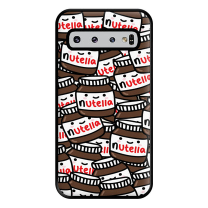 Cute Nutella Pattern Phone Case for Galaxy S10 Plus