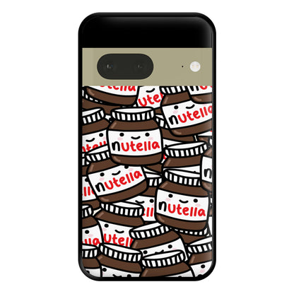 Cute Nutella Pattern Phone Case for Google Pixel 7a