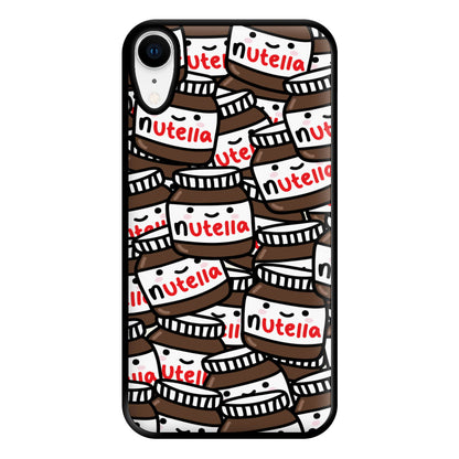 Cute Nutella Pattern Phone Case for iPhone XR