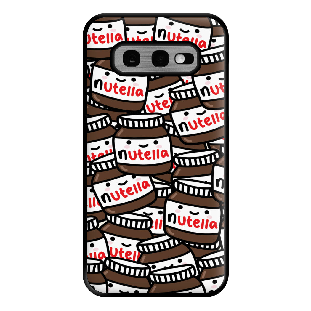 Cute Nutella Pattern Phone Case for Galaxy S10e