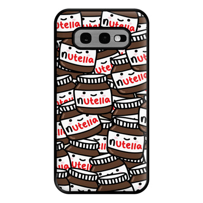 Cute Nutella Pattern Phone Case for Galaxy S10e